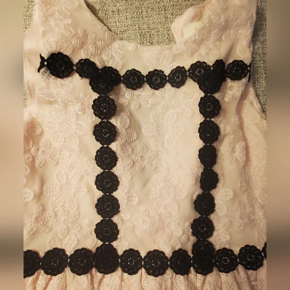 Kate Spade New York Girls' Floral Mesh Dress - Picture 3 of 7